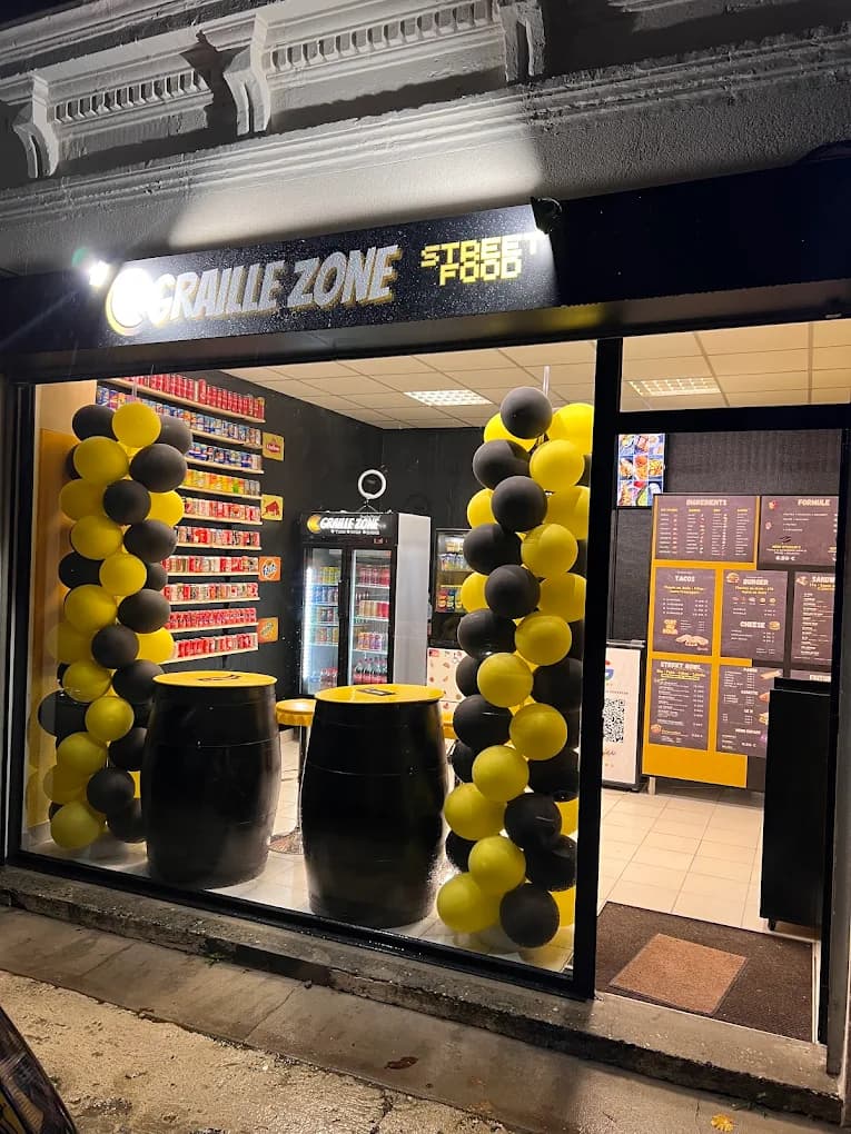 Façade du restaurant Graille Zone
